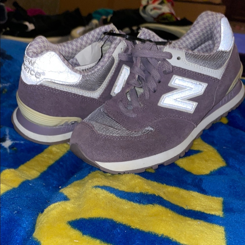 New Balance Purple Sneakers Retro Style